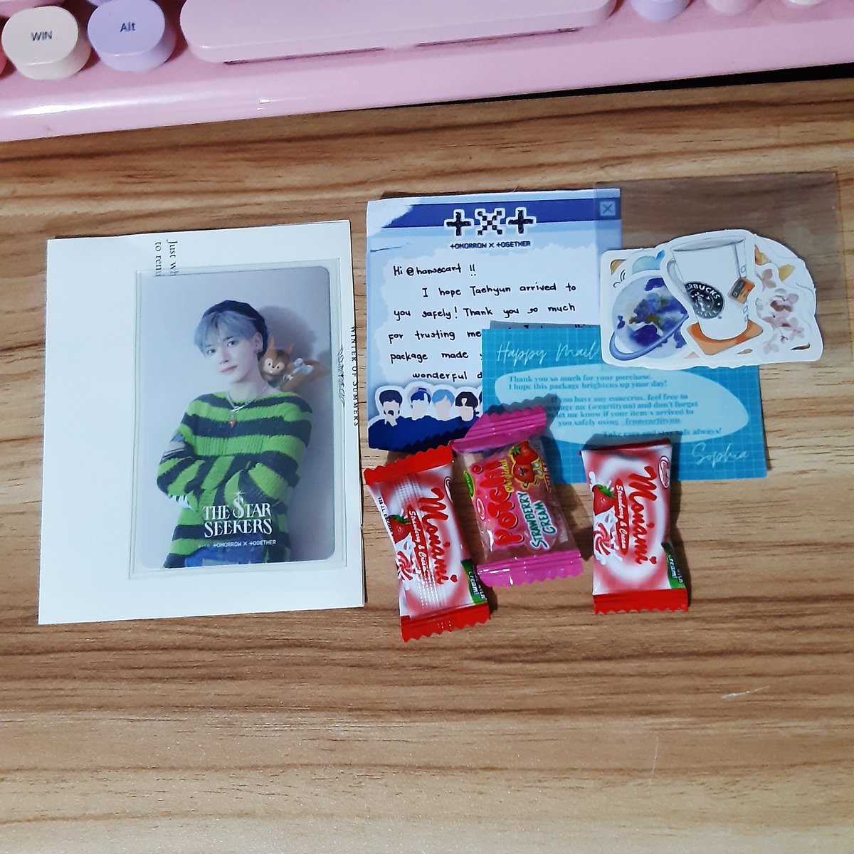 wonyomaiIs's tweet photo. κ° #hansemails π€ κ±
hello !! taehyun arrived na earlier hehe soaper ganda ng packaging omg thank u sm also for the freebies <33
β‘ #fromcartityun @cartityun https://t.co/7D2Dj3fsUF