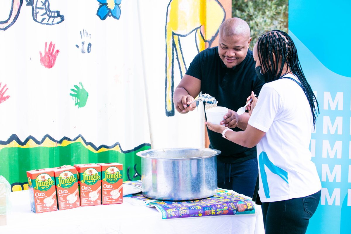 ns_impact's tweet photo. It takes a full stomach to feed the mind! We're so proud to have partnered with Chef Mbombi
and @Jungle_ZA last weekend where we provided a hearty and healthy breakfast to over 100 children in and around Johannesburg.
#LittleActsofHeart https://t.co/rYHMock2zD