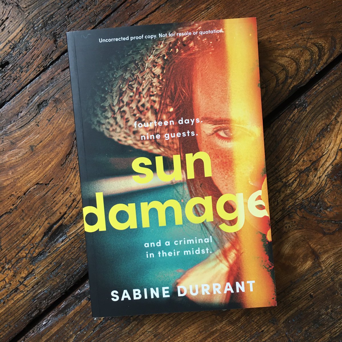 Supremely exciting book post thanks to <a href="/SabineDurrant/">Sabine Durrant</a> &amp; <a href="/HodderBooks/">Hodder & Stoughton (no longer active)</a> 

#SunDamage is out in June