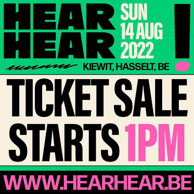 Tickets for HEAR HEAR! go on sale at 1pm today! 🔥🤟🏼facebook.com/events/1912388…