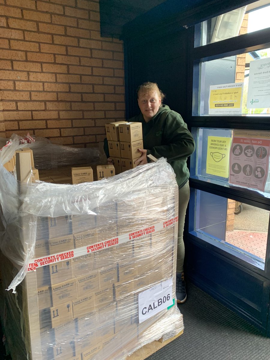 lincocare's tweet photo. Earlier this month we donated approx 9,000 units of @calypsosuncare '50ml Hand Hygiene Gel' to the outstanding team at @MSCFoodbank. 

The staff have been busy this week packing Easter holiday hampers to distribute to local primary schools &amp; children's centres. Great work! https://t.co/jeAUk4tmRh