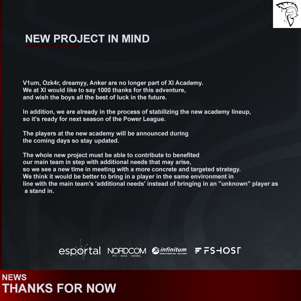 XIESPORTGG's tweet photo. THANKS FOR NOW!
Good luck @v1um3 @DreamYyCSGO @AnkeRtwit Ozk4r https://t.co/Q23GKBLuvr