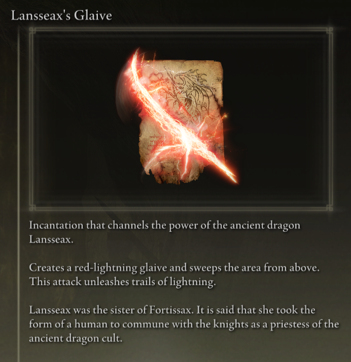 Vyke was admired, channeling such skillBut Vyke caught the attention of more than just the Ancient Dragon Knights. He caught the attention of Lansseax, sister of Fortissax, who commonly took the appearance of a human priestess to commune with the Ancient Dragon Knights(30/58)