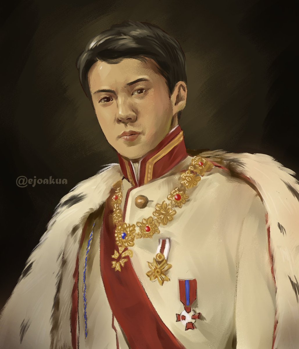 gochugom's tweet photo. portrait of a monarch 

(sehun royalty au) https://t.co/3c7S6d6N3P