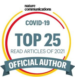 Our article on SARS-CoV-2 antibody kinetics in HCW and the role of pre-existing antibodies to human coronaviruses rdcu.be/cKgYx is in the Top 25  
@NatureComms
 #COVID19 articles published in 2021 🙂
Congrats to all authors! #NCOMTop25
@ISGLOBALorg @hospitalclinic