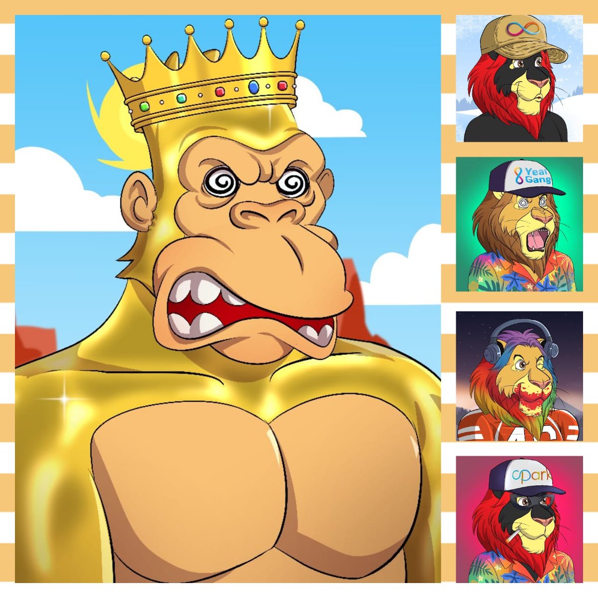 Last-minute 🦁👑🦍 Diamond Paw 🐾
🔥 100 whitelist spots <a href="/DscvrO/">DSCVR Team</a> 
1⃣ Like &amp; RT
2⃣Join the IC PARK Portal and leave a comment: …aet-waaaa-aaaab-qaamq-cai.raw.ic0.app/post/2718504/l…

ROAR!!! 🦁👑🦍 Diamond Paw 🐾

#icpark #iclions #ickongs #ICP