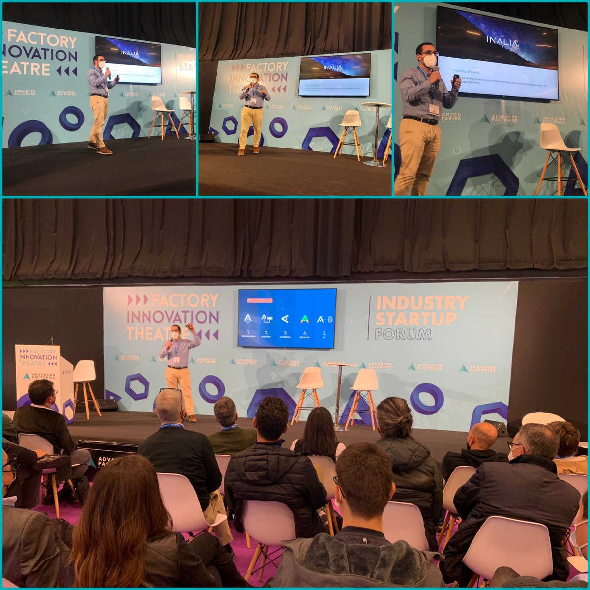 Inalia (@inalia_tech) on Twitter photo Ayer nuestro CTO Jaime Fernández presento Inalia en el Industry Startup Forum de <a href="/AdvanFactories/">Advanced Factories</a>.
Queremos felicitar a las start-ups ganadoras #BitMetrics y #TechNovator y mostrar nuestro agradecimiento los asistentes y organizadores.
<a href="/LaSalleTechnova/">La Salle Technova</a> Ayer nuestro CTO Jaime Fernández presento Inalia en el Industry Startup Forum de <a href="/AdvanFactories/">Advanced Factories</a>.
Queremos felicitar a las start-ups ganadoras #BitMetrics y #TechNovator y mostrar nuestro agradecimiento los asistentes y organizadores.
<a href="/LaSalleTechnova/">La Salle Technova</a>