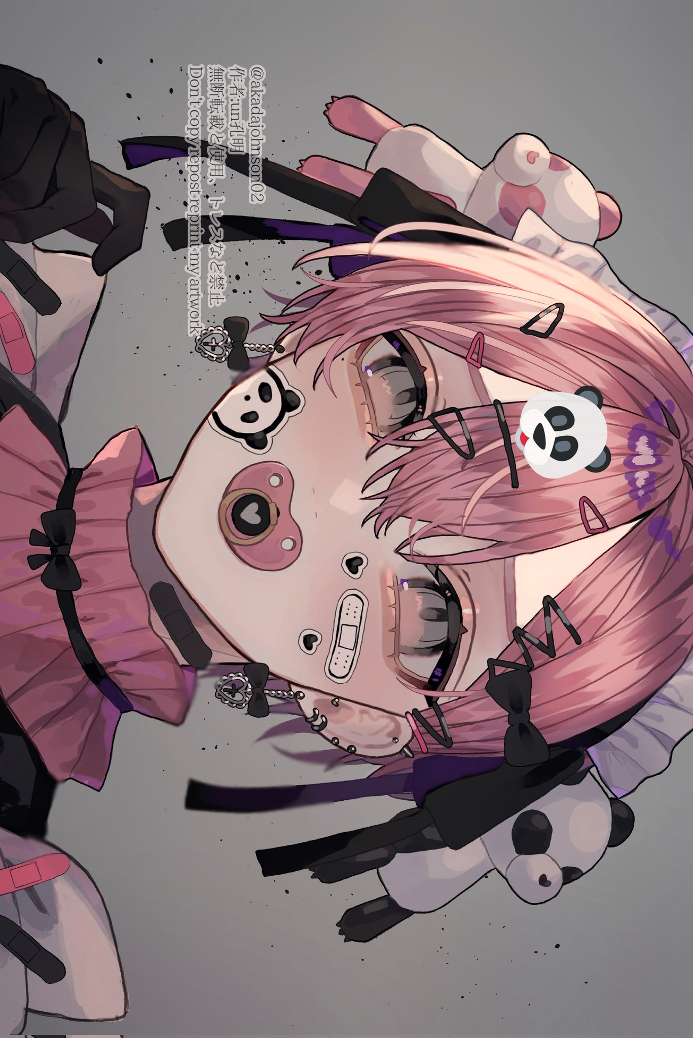 鬼っちイラスト色紙アート