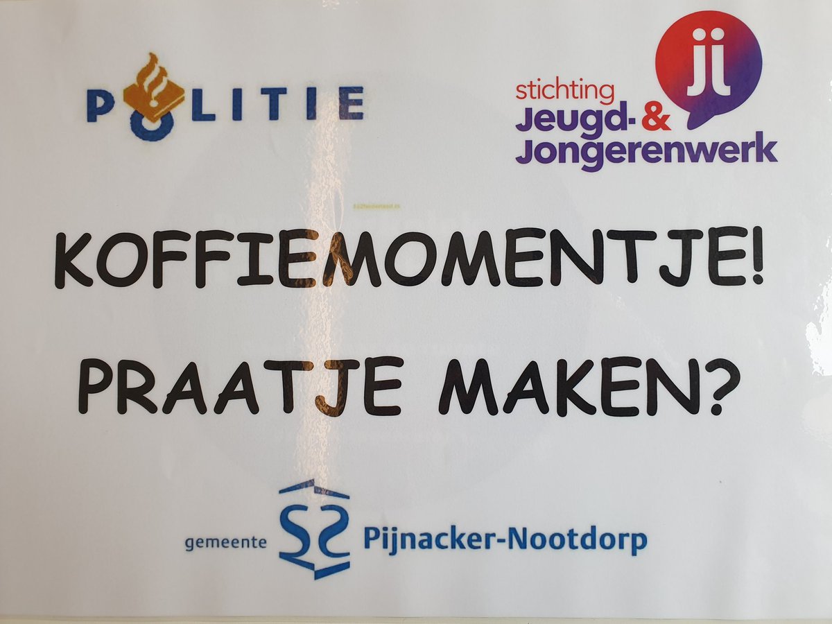 Zin in een praatje? Of heb je een vraag aan de wijkagent, wijkmanager of jongerenwerker van Delfgauw? Kom dan even langs. Zaterdag 2 april staat het driemensschap van 11 tot 13 uur bij winkelcentrum de Emerald met koffie, thee en heerlijke paaseitjes.Tot ziens!