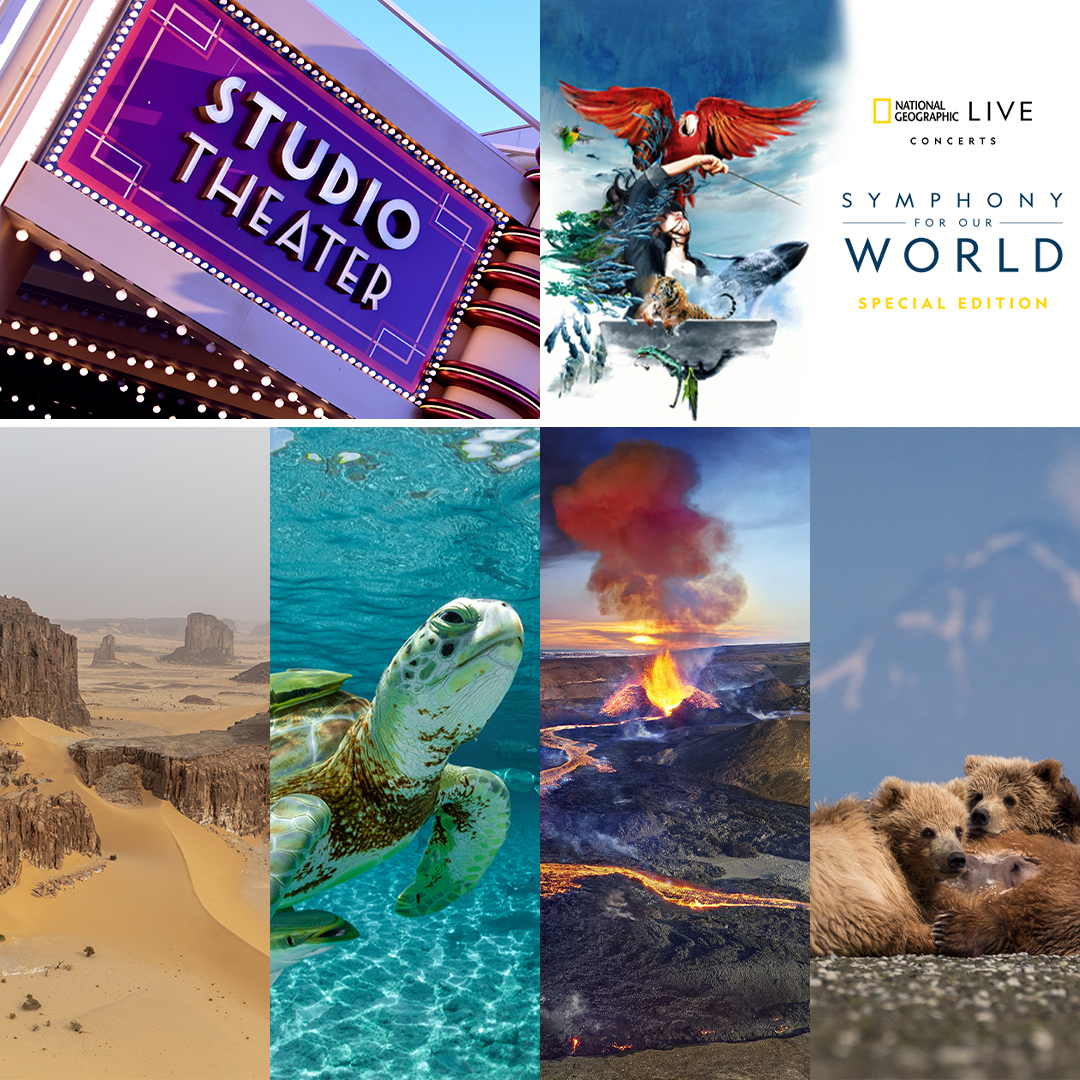DisneylandParis's tweet photo. Dès demain, rendez-vous à Studio Theater (Parc Walt Disney Studios) pour commencer le #MoisdelaTerre ! 🌍
Voyagez à travers les beautés de notre monde avec le spectacle National Geographic 'Symphony For Our World', en édition spéciale et pour la 1ère fois dans un Parc Disney ! 🎶 https://t.co/r5Lvwzbrc1