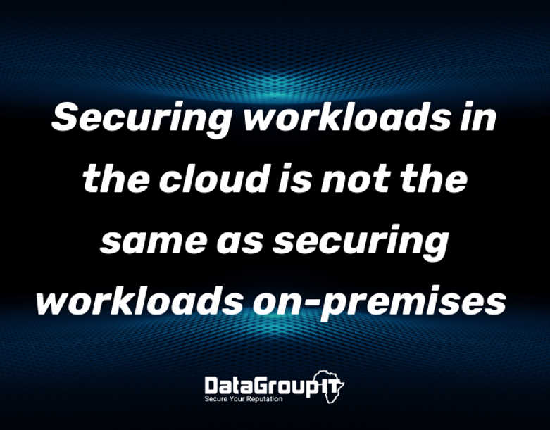 DataGroupIT's tweet photo. One of the most common misconceptions among organisations entering a cloud transformation journey is the belief that securing workloads in the cloud is the same as securing workloads on-premises. In reality, that’s just not the case. https://t.co/Lh8Ka3aTd0