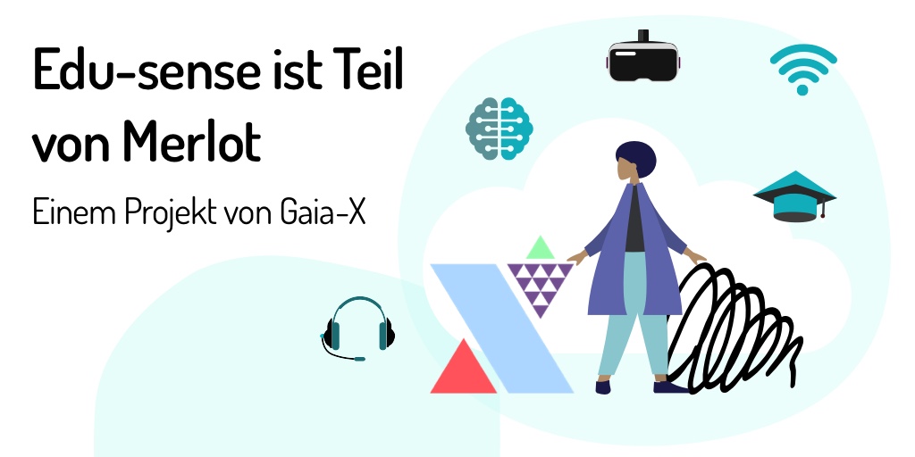 edu_sense_'s tweet photo. 🔔Es gibt News! @edu_sense_ ist Teil von MERLOT, einem Projekt von @GaiaXGermany. "MERLOT ist eines der 11 Gewinner-Konsortien und #Edusense einer von 10 Partnern aus Wirtschaft &amp; Wissenschaft. Gemeinsam wird in 10 Teilprojekten ein umfassender Datenraum für Bildung entstehen." https://t.co/hXUuaJitFf