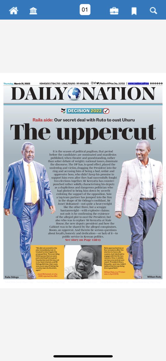 SENATORBODOH's tweet photo. Azimio cows have decided instead of selling manifesto they have opted for crafting propaganda  for DP Ruto.Their cow mentality tells them when people hate Ruto they will fall for mganga Raila 😂😂 Daily nation has decided to be the tissue of azimio #BBIFinalVerdict #RutoInKitui https://t.co/GeiIUvY2tP