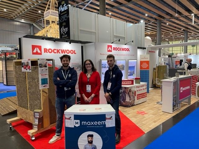 ROCKWOOL_France's tweet photo. 📢 #NORDBAT a ouvert se portes hier. A cette occasion, nous avons présenté notre partenariat avec Maxeem, un nouveau service qui accompagne les artisans dans la gestion de leurs dossiers #CEE. Venez découvrir nous nouveautés et rencontrer l'équipe #ROCKWOOL sur le Stand I42. https://t.co/vVMx9r8mjJ