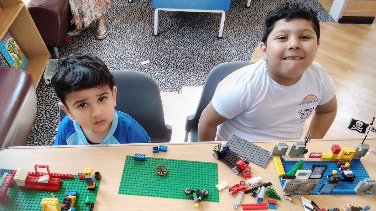 LancsLibraries's tweet photo. Yusuf and Zakariya-Musa love coming to Lego Club at #SharoeGreenLibrary
Pop in tomorrow or any Saturday 10am to 12pm and join in the fun! https://t.co/29tUTCrnY3
#LegoClub 🧱 https://t.co/tx7U9Md4UJ