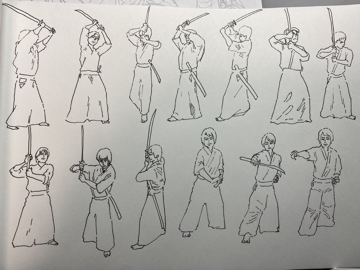 今まで忙しくて見れなかったアニメ見ながらクロッキーやら模写やら頑張ってます。おす。 