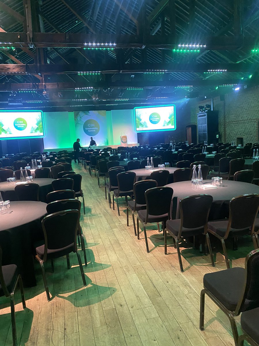 Excited to be presenting at the <a href="/CIMinfo/">CIM</a> Sustainability conference with <a href="/Carbon_Literacy/">The Carbon Literacy Project</a> 👍🏼