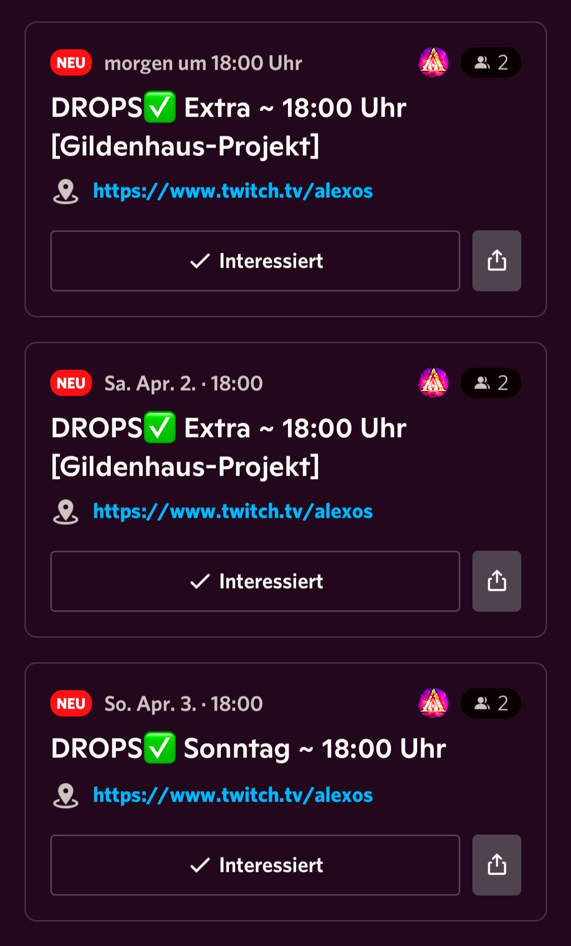 ?AlexOs | Di/Fr/So LIVE AB 18:00 Uhr on Twitter: \