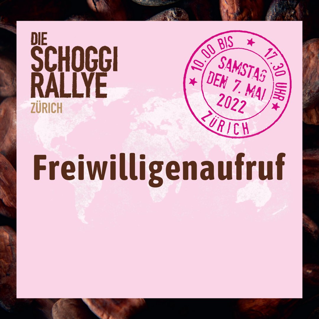 ch_ocolat's tweet photo. Appel à bénévoles !

Vous aimez le chocolat et vous êtes enthousiastes? Rejoignez notre équipe le 7 mai prochain à Zurich pour aider au bon déroulement du Rallye du Chocolat ! 

Cliquez sur ce lien pour vous inscrire : https://t.co/jaE9AnybO2 https://t.co/19eFzh4B9F