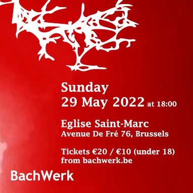 BachWerk concert coming soon! Book your tickets now: bachwerk.be/concerts #Bach #Brussels #Classicalmusic