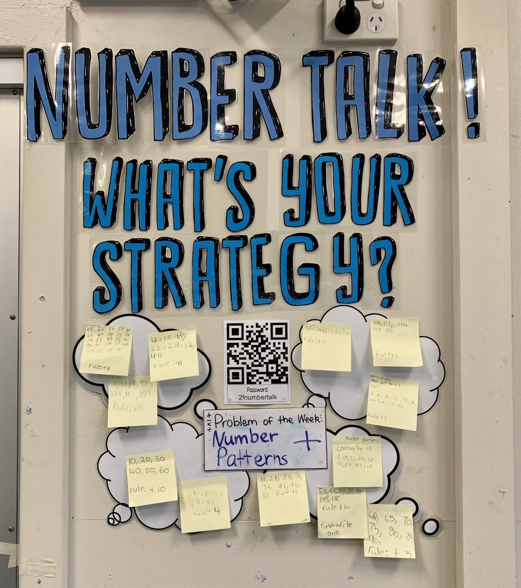 RoaHendy's tweet photo. Students just love #paintthesquares, such a versatile resource! 2F used it to help create their own number patterns starting from any number. We then chose our best patterns to share on our Number Talk wall #2Firewheel #proudteacher #stage1maths #numbertalk https://t.co/MRRFHfzZdP