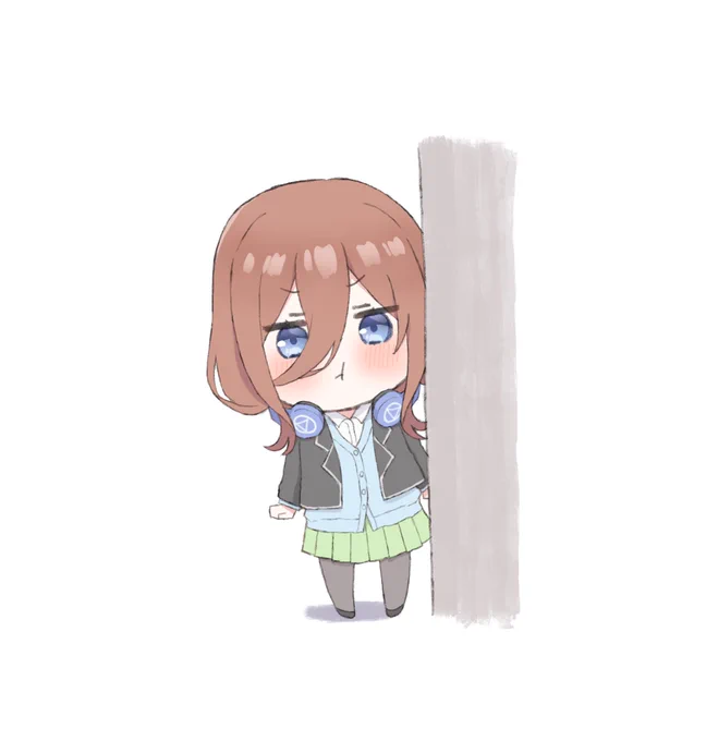 3月なのに推しの三玖ちゃん描いてなかった...セーフ!! 