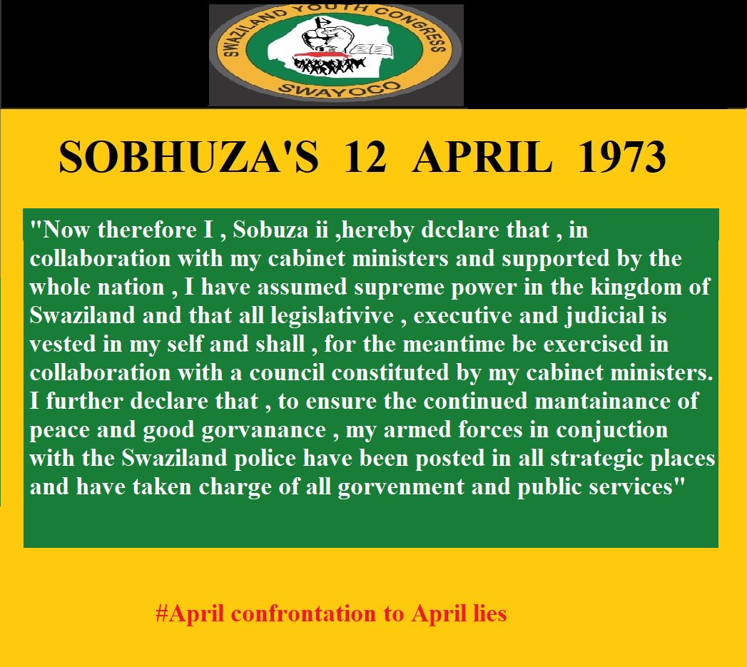 SWAYOCO's tweet photo. We were brutally manipulated in April 1973 and April starts tomorrow we must maximize confrontation to our plight https://t.co/OKIaxdpYZF