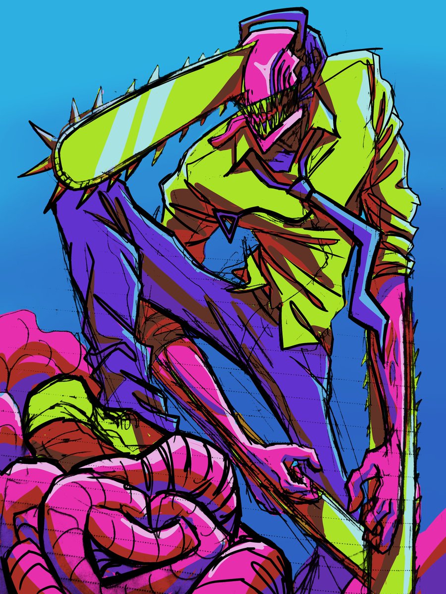 CreepySony's tweet photo. #chainsawman https://t.co/7ee338oZXb