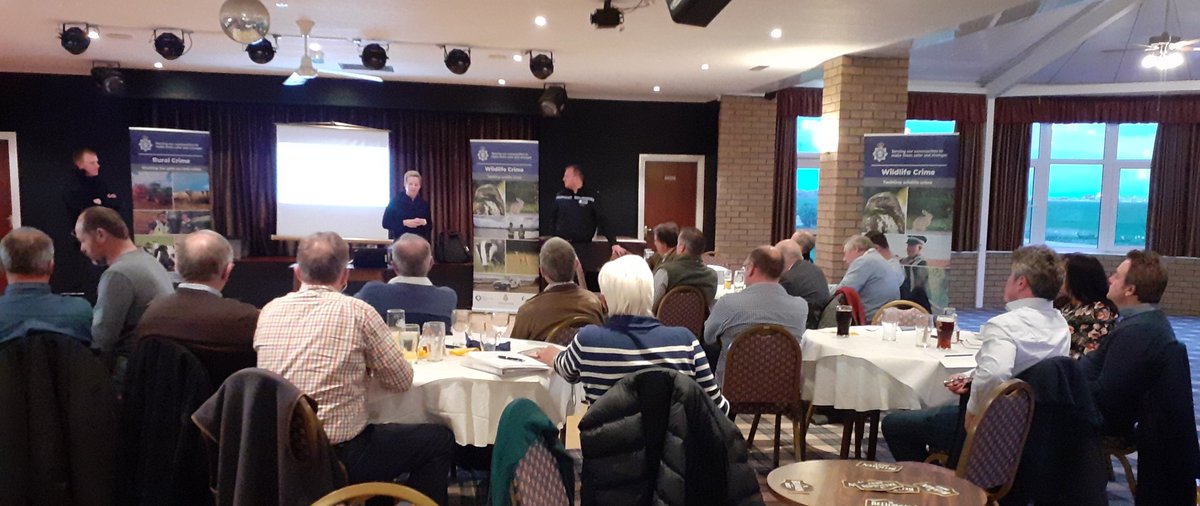 Fabulous supper seminar last night with a very informative presentation by @Humberbeat_RTF. Thank you
 
#ruraltaskforce, #crimeprevention, #farmwatch