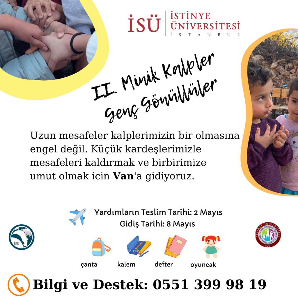 cegocen26's tweet photo. Danışmanı olduğum İSÜ Siyasi Araştırmalar Kulübü ile bu dönem Van'a gidiyoruz.
Gürpınar ilçesindeki ilkokullarda okuyan öğrencilerin yaş gruplarına uygun oyunlar ve etkinlikler düzenleyerek ihtiyaç listesi kapsamındaki hediyelerimizi teslim edeceğiz.
Desteklerinizi bekliyoruz 😊 https://t.co/CCdPJi3A8C