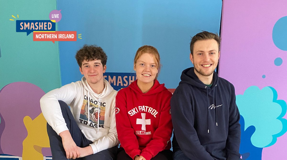 CollingwoodL's tweet photo. This lovely bunch will be delivering #SmashedNI #SmashedLive performances for students at @lasallebelfast & @hazelwoodni today. All part of the global @smashedproject which aims by 2030 to empower 10 Million young people with the skills & knowledge to say no to #UnderageDrinking https://t.co/36z6jQOb5L