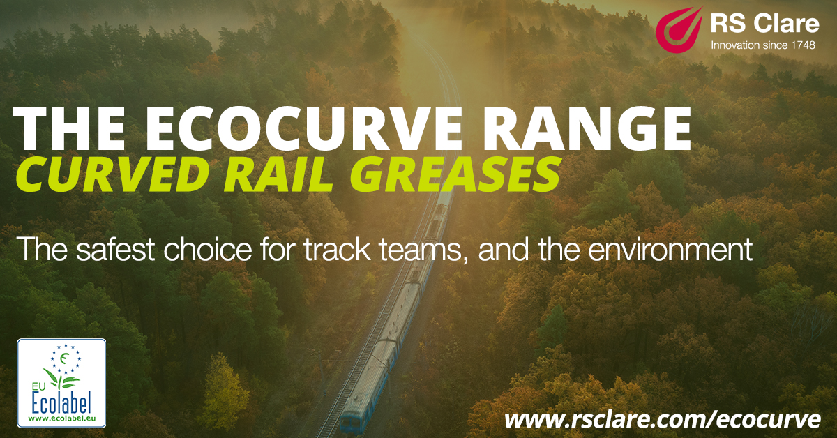 RSClare's tweet photo. Formulated to meet the highest eco-credentials, our EcoCurve range of curved rail lubricants feature non-hazardous materials, ensuring the lowest risk for operators when handling our products.

Find out more about our @Ecolabel compliant #EcoCurve range https://t.co/SAJTY0mKMZ https://t.co/wHXvrLqF1p