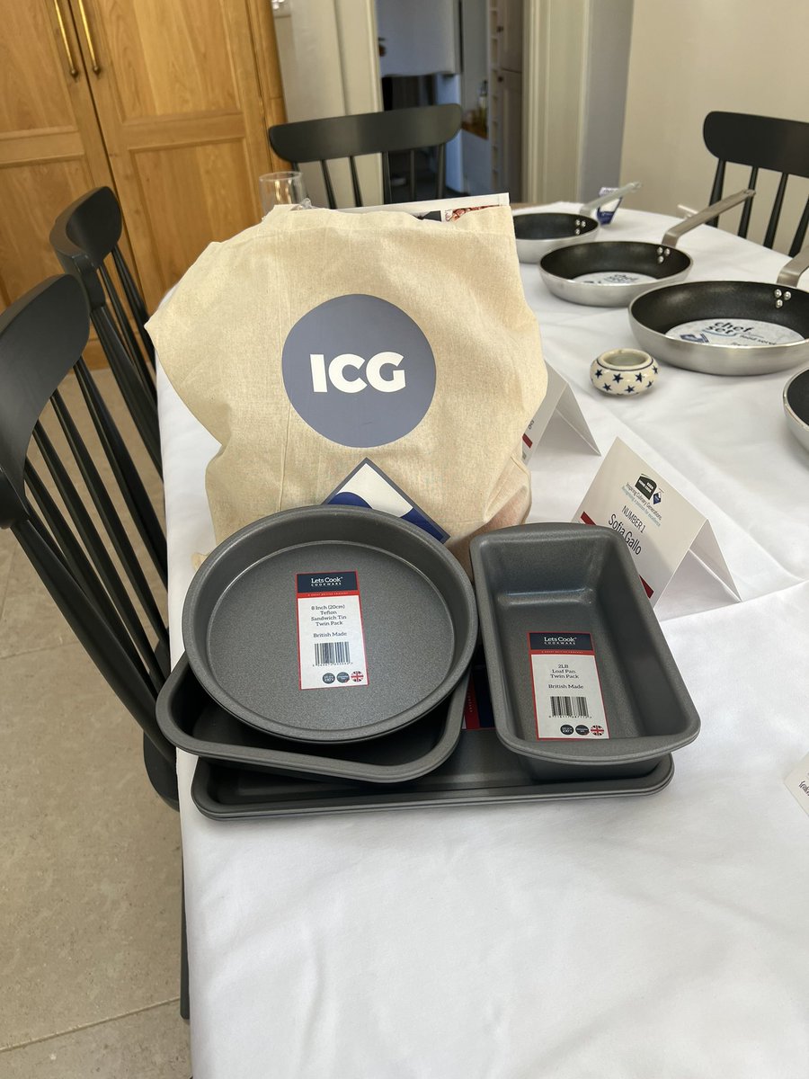 ICGCompetition's tweet photo. A huge shout out to @letscookltd for supplying twin sets of bakeware for the goody bags for our finalists 🌟🙌🏻

#khc2022 https://t.co/mHX1ISOUwg