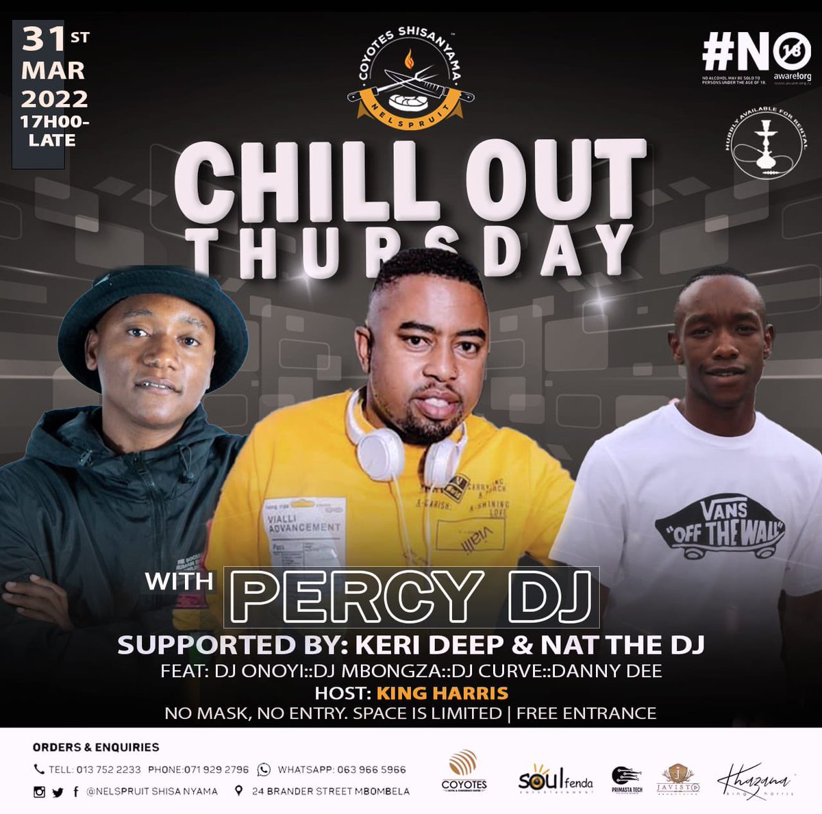 KeriDeep_SA's tweet photo. Tonight Let’s do Coyotes Pub &amp; Shisa Nyama with the A Team https://t.co/7iFMez1tko