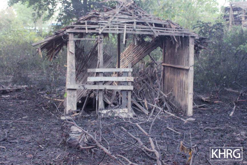 thandarsoesan's tweet photo. SAC launched airstrikes in DayBuNoh &amp; HteeLayKwee villages, MuTraw District &amp; destroying homes &amp; school. The international community must impose sanctions on supply of fuel to Junta. #US_SanctionMOGE  #2022Mar31Coup #WhatsHappeningInMyanmar https://t.co/u7SoY3OzJT