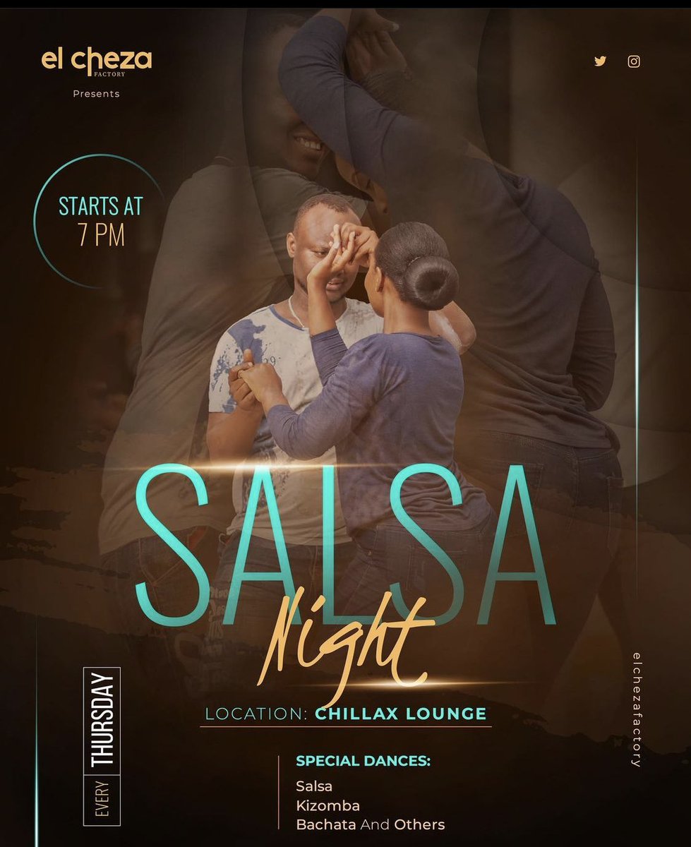 elchezafactory's tweet photo. It’s dance day. Come for Salsa. Kizomba. Bachata. And stick around to find out what “others” mean 🔥🔥🔥 https://t.co/AMIx278qOE