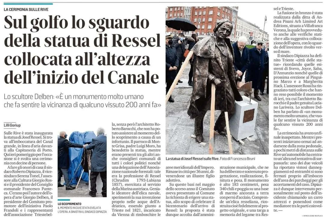 Giorgio_RossiTs's tweet photo. 🚢 INAUGURATA SULLE RIVE A #TRIESTE LA STATUA CHE RICORDA JOSEF #RESSEL, GENIALE SPERIMENTATORE DELL'ELICA NAVALE 🚢 https://t.co/z1nU17kPda