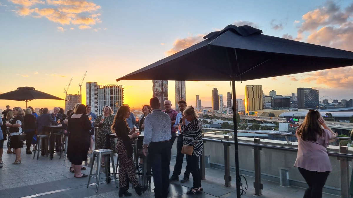 After a fabulous day at the #SchooltoWorkSummit we are at Luminare to celebrate 20 years of LLENs. <a href="/VicLLENs/">VicLLENs</a>