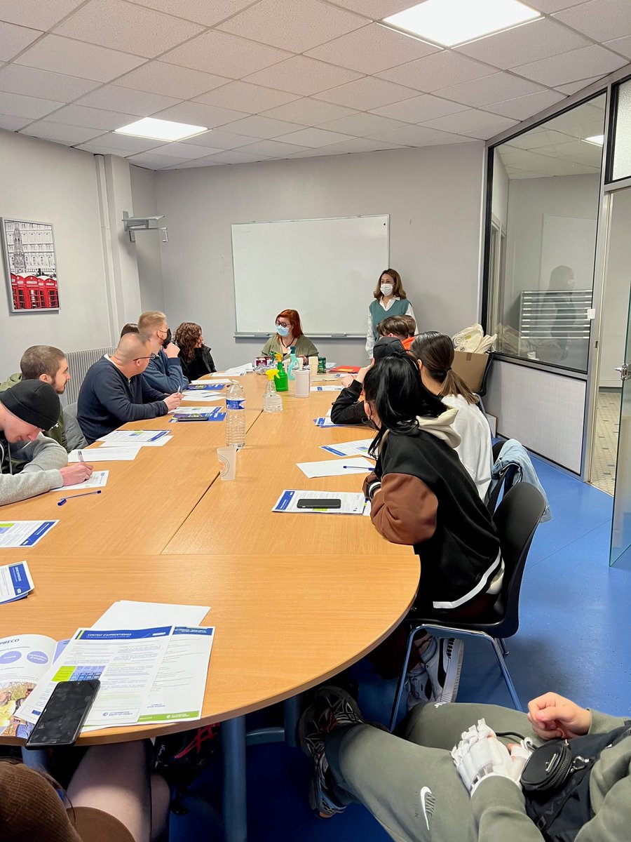 Mardi 29 mars 2022 a eu lieu une journée dédiée à l'alternance en partenariat avec l'organisme de formation <a href="/cepreco/">Cepreco</a> qui est venu présenter son offre de formation.
Plusieurs jeunes ont pu postuler et on été mis en relation avec des entreprises du secteur.😁💯