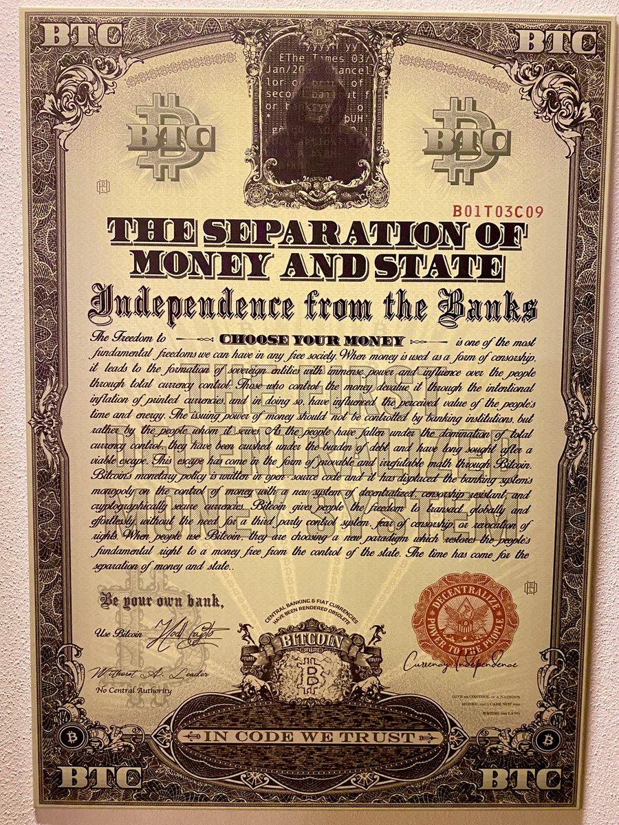 joseph_bohm's tweet photo. The #changethecode campagne of #greenpeace is just false pretence.
#Bitcoin is using more sustainable Energies than almost every other branch, industry or nation.
U guys just want to #controlthecode, because nations and banks are scared of what is inevitable.
Be your own bank https://t.co/lZfhODzYPE