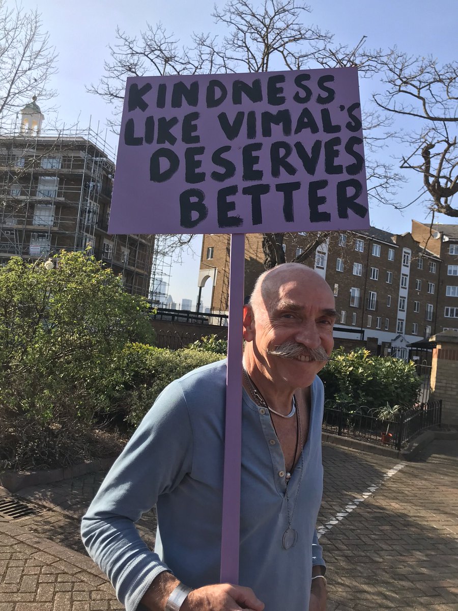 TunedInLDN's tweet photo. Some of the faces of the many people who came out to support Vimal Pandya at the #MarchForVimal. Amazing community spirit.#LetVimalStay seems a cry too weak. #VimalMustStay #SE16 @ukhomeoffice you need to sit up, listen and act. https://t.co/SEbupDD14q