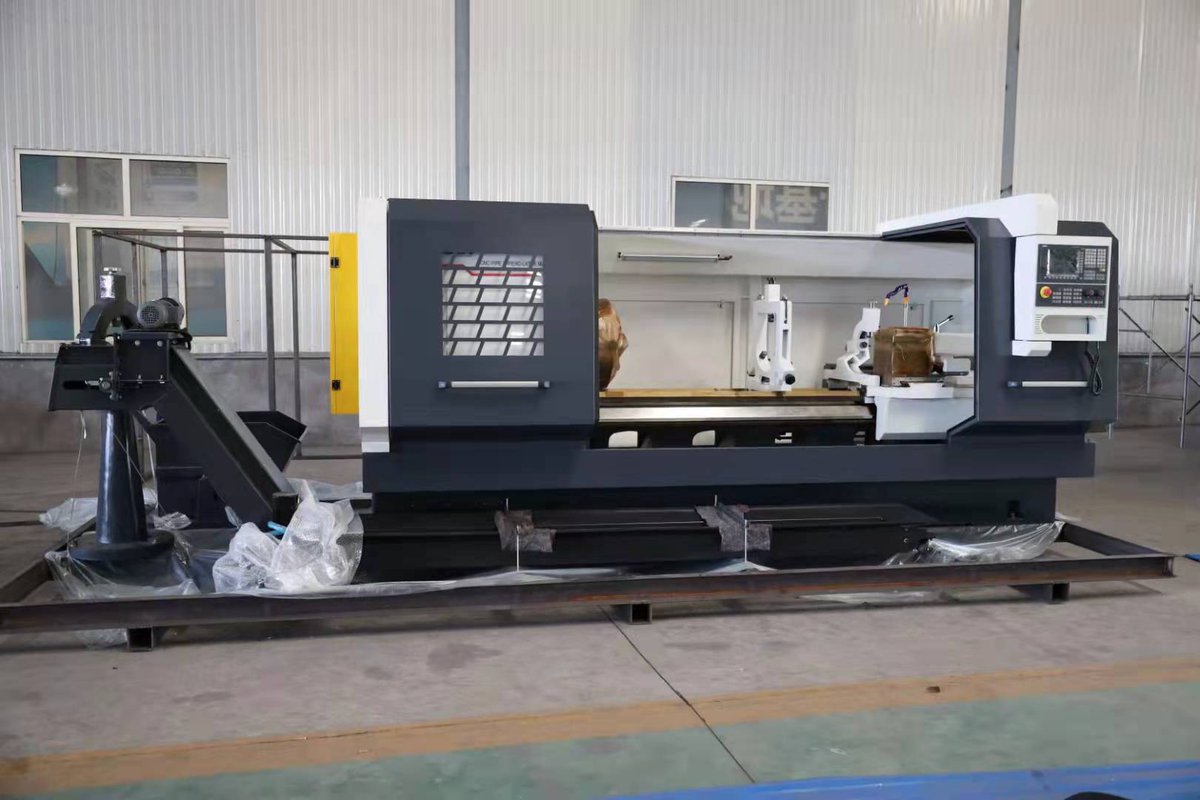 shirleytahs's tweet image. #cncpipethreadlathe # CKG1319B CNC pipe thread lathe, If you are interested in this product, please contact me.E-mail: hscnc@taianhaishu.com #pipethreadingmachine