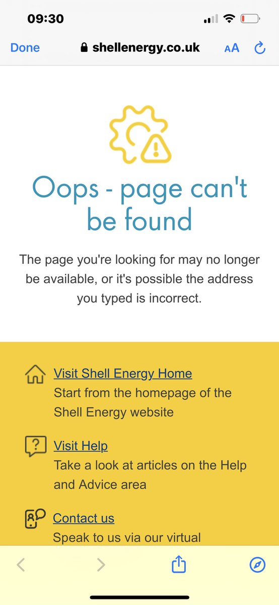 willhargreaves5's tweet photo. What a surprise Can’t submit my meter reading @ShellEnergyHome you’re a joke🖕🏼 https://t.co/SlErBGINNR
