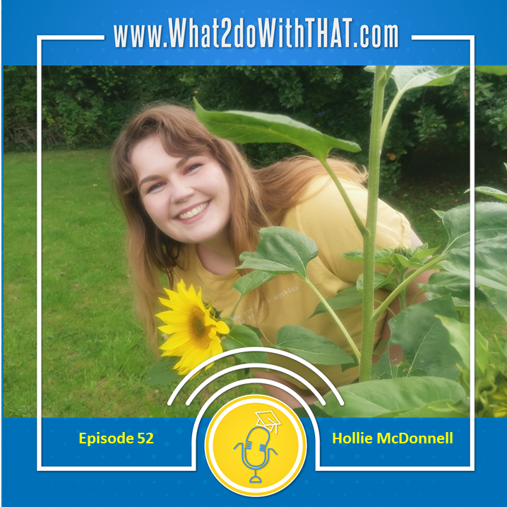 What2doWithTHAT's tweet photo. New #podcast episode alert - @HollieCMcD is a PhD candidate @MICLimerick who studies #Feminism, beauty, and #fairytales through several adaptations of "The Beauty and the Beast".

Listen to her story about finding her true passion &amp; self-confidence, and about her research https://t.co/PuDhRc3rGy