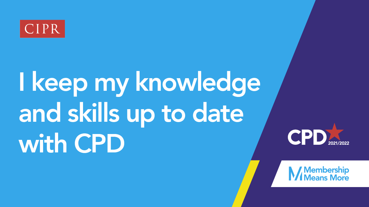 MancroftComms's tweet photo. Delighted to have finished another year of CPD with #CIPR. Always enjoy the opportunities it brings to deepen my knowledge of aspects of PR and to learn about new and developing areas of the profession. 9 years of CPD completed!
#InvestinCPD #PR @CIPR_Global @CIPR_EastAnglia https://t.co/3qHas8sJHL