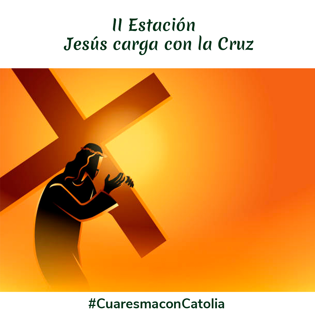 Catolia_es's tweet photo. I Estación: Jesús carga con la cruz.🙏

Reza el Vía Crucis 👇
https://t.co/BJGPGIFxb7
.
.
.
#viacrucis #semanasanta #catolia https://t.co/VD5aya4gFW