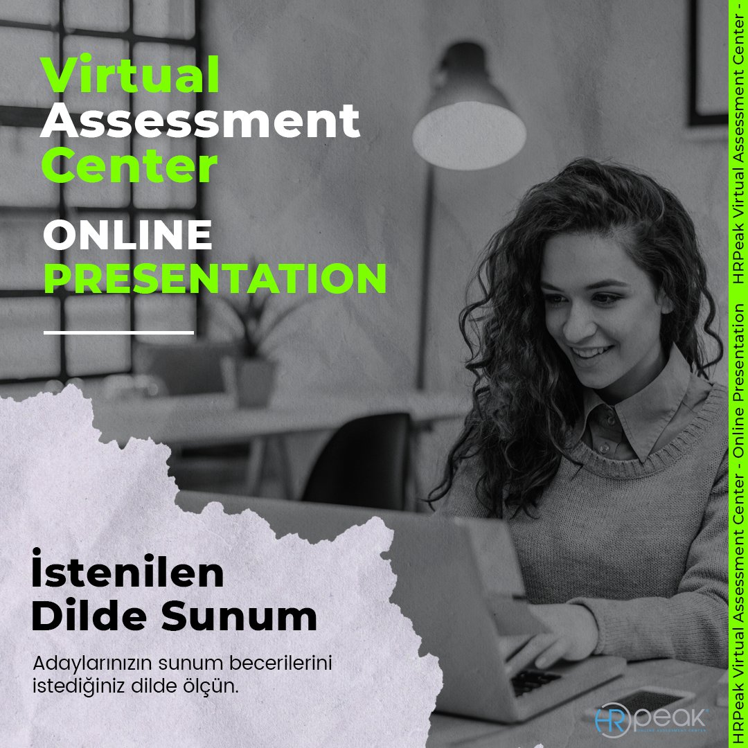 hrpeakcom's tweet photo. HRPeak Virtual Assessment Center uygulamalarından Online Presentation ile adaylarınıza istediğiniz dilde sunum yaptırın, tüm dillerde sunum yetkinliğini ölçün.
https://t.co/g7DLAp92yP
#hrpeak #virtualassessmentcenter #ik #işealım #hr #digital #yapayzeka #onlinepresentation https://t.co/Hw7YLCGf1s