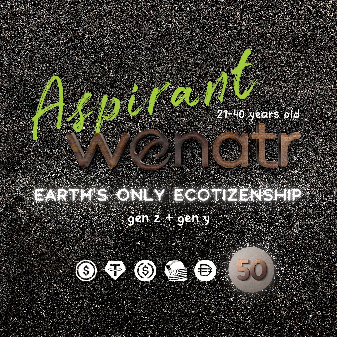 Genus.Aspirant is an early discovery opportunity, exploring Earth’s Only Ecotizenship, enabled by Web3 + Conserve3

#wenatr #wenature #ecotizenship #weAREnature #ecotizens #ecotzn #fervourFORlife #ecologicalcitizenship #1b2040ecotzn
