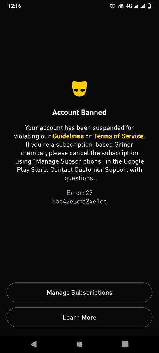 Karding33022682's tweet photo. Pa tulong naman bigla nalang na banned ang Grindr account ko hindi narin ako maka gawa ng bago pano ba gagawin ko para maka gawa ulit ng account ty https://t.co/0l24JPFjfQ