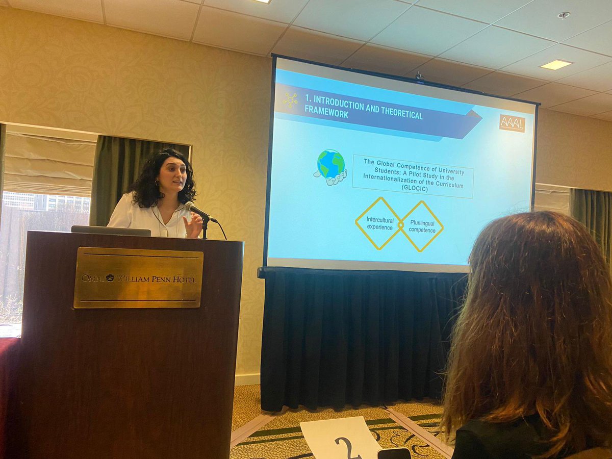 UdLCLA's tweet photo. We’re back with exciting memories! Our CLA members Àngels Llanes and @ThaisNeor presented in #AAAL2022. Their study aimed at exploring the use of #monolingual and #plurilingualassessment approaches in #productivetasks in English. Thanks for your insightful contributions🤩 https://t.co/1A6fu30aBj